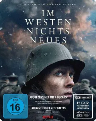 Produktbild von Im Westen nichts Neues (2022) -2-Disc Limited SteelBook (UHD-Blu-ray + Blu-ray)
