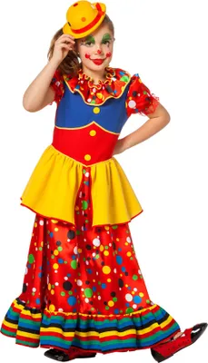 Produktbild von Kostüm Clown Bubbels Mädchen Größe: 116