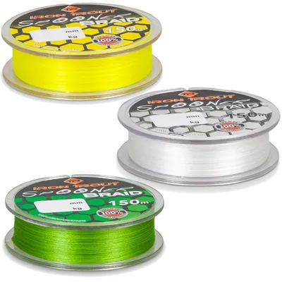 Produktbild von Iron Trout Spooner Braid - 150m Forellenschnur, Durchmesser/Tragkraft:0.04mm / 2.2kg, Sänger Farbe:Weiß