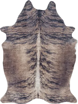 Image de 150x200 forme fourrure cm Pièce tapis Etosha 4115 marron (forme fourrure)