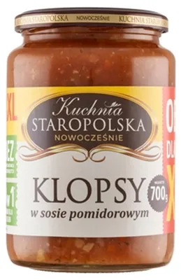 Obrázok produktu pre Knedlíky v paradajkovej omáčke, Kuchnia Staropolska, 700 g