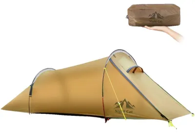 Produktbild von Tunnelzelt, wasserdicht, leichtes Design, Khaki