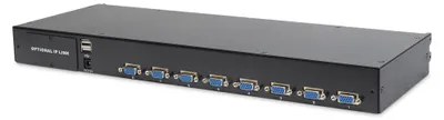 Zdjęcie produktu dla Digitus Konsola modułowa z monitorem TFT o przekątnej 17″ (43,2 cm), 8-portowym przełącznikiem KVM & touchpadem, klawiatura niemiecka, 43,2 cm (17"), 1280 x 1024 px, 1000:1, TFT, 16.78 millionów kolorów, VGA