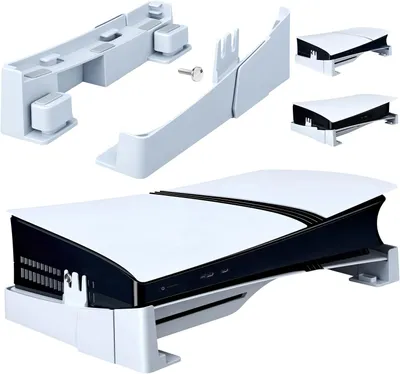 Obrázek produktu pro Univerzální bílý stojan – kompatibilní s modely PS5, Slim a Pro