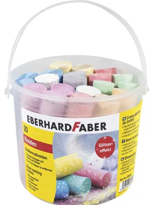 Obrázok produktu pre Eberhard Faber 526520, Béžová, Modrá, Zelená, Ružová, Červená, Fialová, Biela, Žltá, Chlapec / dievča, Detské, 20 kusov