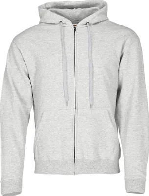 Produktbild von CLASSIC HOODED SWEAT JACKET | Uni Kapuzenjacke mit verdecktem Reißverschluss, Baumwolle-Polyester-Mix, doppelte Kapuze & Vordertaschen