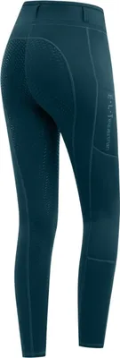 Image de E.L.T Reitleggings Full-Grip Damen Ella Glam Reithose Petrolblau 140
