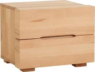 Produktbild von Dico Massivholz Nachttisch Select, Buche, 2 Schubladen