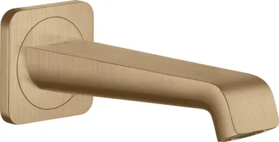 Produktbild von hansgrohe Wanneneinlauf Axor Citterio E Ausladung 181mm, brushed bronze