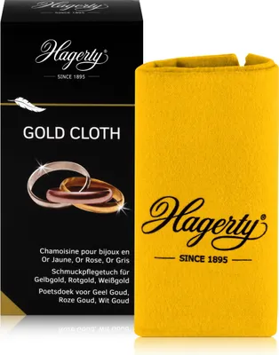 Produktbild von Hagerty Gold Cloth - Schmuckpflegetuch für Gelbgold 36x30cm