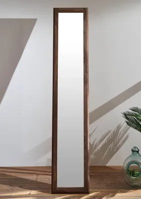 Produktbild von MASSIVMOEBEL24Spiegel Sheesham 35x50x175 rot-braun gebeizt TORONTO #141