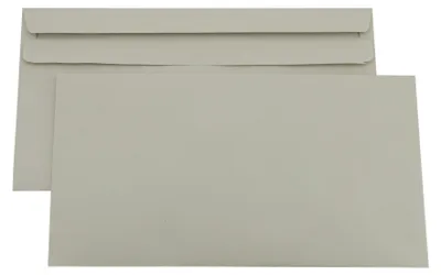 Produktbild von Kaenguruh 125*235 mm, Kompaktbriefumschlag, selbstklebend, Recycling grau 80g, Umweltengel