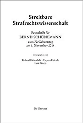 Produktbild von Streitbare Strafrechtswissenschaft