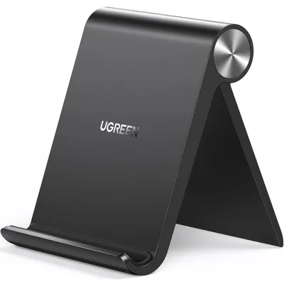 Produktbild von Handy Ständer Tisch Handyhalterung klappbar für Geräte bis 7,9 Zoll Schwarz