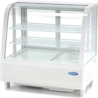 Obrázok produktu pre Maxima - Gastro Chladničky so sklenenými dverami - 100 l - 68 cm - Biela