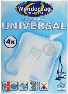 Produktbild von Wonderbag Endura BG Staubsaugersack, Packung mit 4 Säcken, 5 Liter