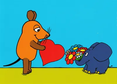 Produktbild von Postkarte "Sendung mit der Maus: Liebesmaus"