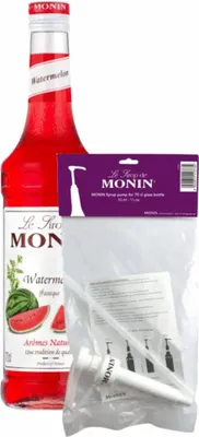 Zdjęcie produktu dla Syrop Monin arbuzowy (70 cl) + pompka do syropu (10 ml)