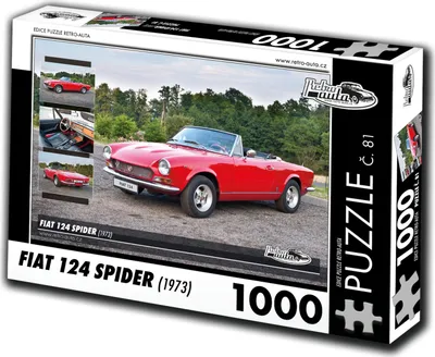 Produktbild von RETRO-AUTA Puzzle Nr. 81 Fiat 124 SPIDER (1973) 1000 Teile