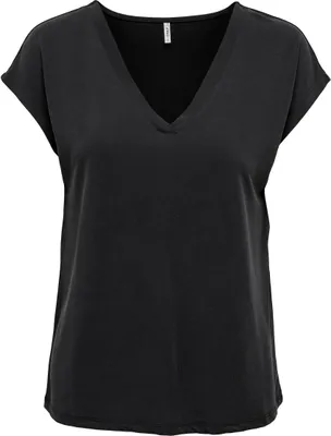 Produktbild von ONLY V-Ausschnitt Kurzarm T-Shirt Größe: XS