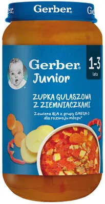 Zdjęcie produktu dla Gerber Zupka Gulaszowa z ziemniaczkami 250g