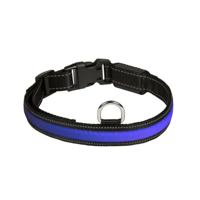 Obrázek produktu pro EYENIMAL RGB Light USB svítící obojek 3 barvy - L