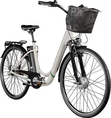 Produktbild von Zündapp Z510 E Bike 28 Zoll Damenfahrrad ab 155 cm mit 3 Gang Nabenschaltung und Rücktrittbremse antique white