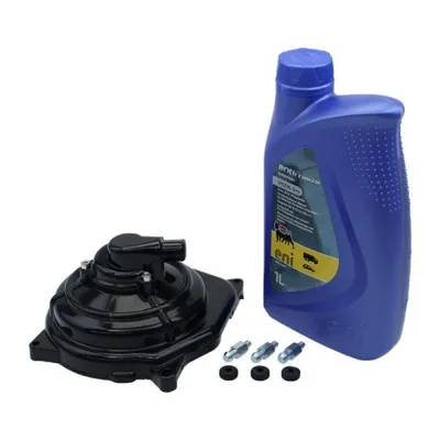 Produktbild von Wasserpumpe schwarz Mitnehmer Gummis Minarelli liegend Yamaha Aerox Aprilia SR50