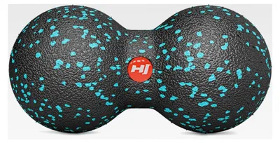 Produktbild von Hop-Sport Doppelter Massageball EPP Durchmesser 80mm Faszien-Ball für Triggerpunkttherapie und Selbstmassage (Blau)