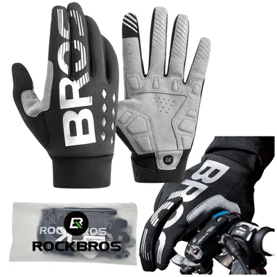 Produktbild von Rockbros Sport Fahrradhandschuhe, atmungsaktiv, mit Gel, Größe XL
