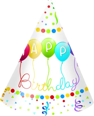 Produktbild von Happy Birthday Servietten Party Hüte