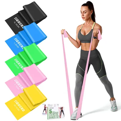 Obrázok produktu pre Sada odporových pásov 1,5 m, 5 úrovní odporu, pre fitness