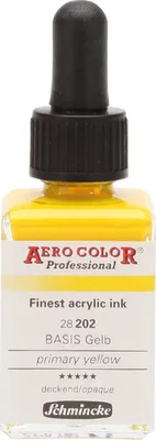 Produktbild von Basis Gelb 28ml Schmincke Aero Color 28 202 23 Airbrush Farbe