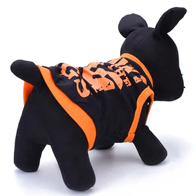 Produktbild von Haustier Hund gemütliche Sommer Weste Kleidung Sport Stil große Buchstaben T-Shirt Tops Bekleidung-M