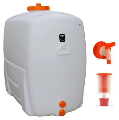 Produktbild von Speidel Getränkefass Oval 500 Liter mit Auslaufhahn NW15 incl. Gaerspund
