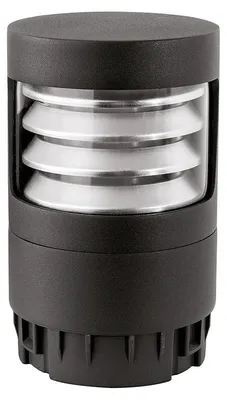 Image de Ges2370 Borne Led Orientable 180° Cct 3000K/4000K/5000K Ip65 Aluminium Gris Anthracite Traitement C4 - Gealuce