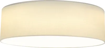 Obrázek produktu pro Navaris LED stropn svtidlo 22W - Kulat 40cm - Designov tkanina bl - Stropn svtidlo LED svtlo tepl bl