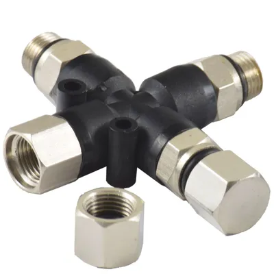 Produktbild von Agora-Tec® Airbrush Druckluft Verteiler Adapter 3-fach AT-AV-3