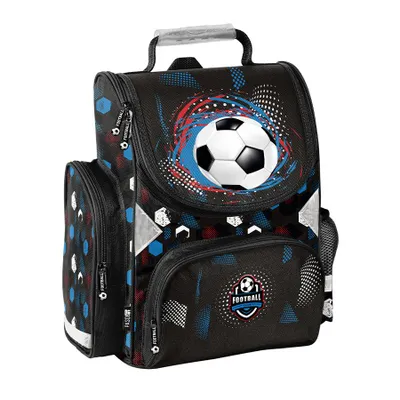 Produktbild von PASO Schulranzen für Jungen & Mädchen FOOTBALL 1 -3 Klasse Fußball