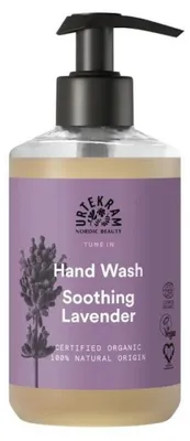 Produktbild von Urtekram Tune In Soothing Lavender, Hände, Flüssigseife, Pumpenflasche, Feuchtigkeitsspendend, Auffrischend, Lavendel, 300 ml