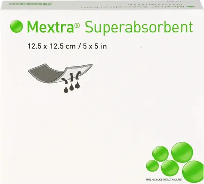 Zdjęcie produktu dla Mextra Bandaż superchłonny 12,5x12,5 cm 10 szt