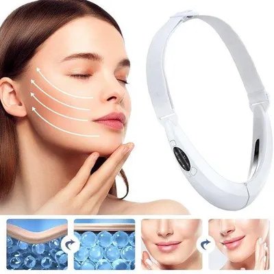 Obrázok produktu pre Prístroj na LED svetelnú terapiu a lifting tváre pre štíhlu tvár so simuláciou vibrácií