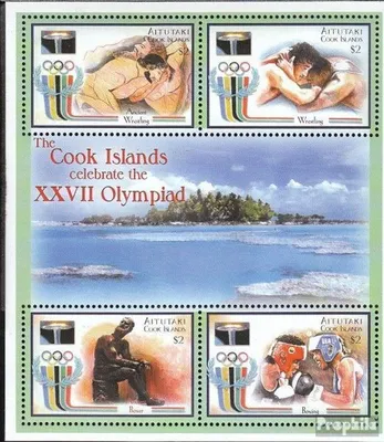 Produktbild von Briefmarken Aitutaki 2000 Mi 767-770 Kleinbogen (kompl.Ausg.) postfrisch Olympische Sommerspiele 2000