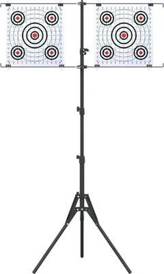 Obrázek produktu pro vidaXL Cílový stojan černobílý 82,5 x 51 x 150 cm kovový