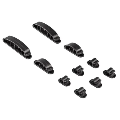 Produktbild von Hama Cable Fastener Easy Clip, black, 10 pieces, 10 Stück(e)
