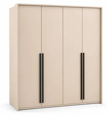 Produktbild von Kleiderschrank, Sandbeige, 210 x 217, 2 x 65 cm, KI-generiertes Bild