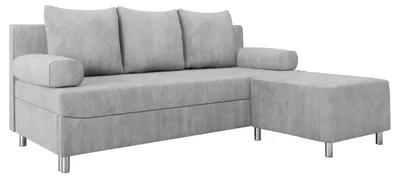 Produktbild von MIRJAN24 Schlafsofa Dover mit Bettkasten und Schlaffunktion, Bettsofa, Couch vom Hersteller (Sofa mit Polsterhocker, Farbe: Lumo 65)