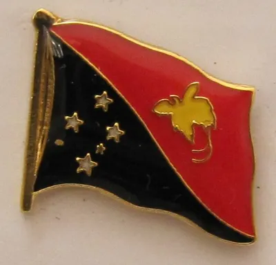 Produktbild von Papua Neu Guinea Pin Anstecker Flagge Fahne Nationalflagge