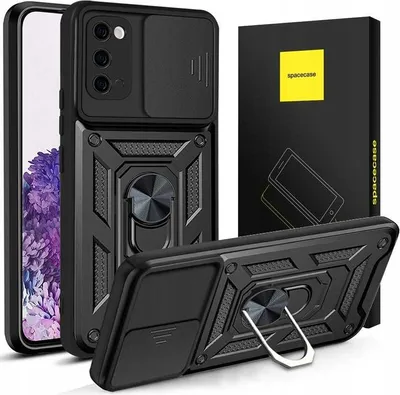 Immagine prodotto di SPACECASE Custodia blindata Camring per Galaxy S20 Nero