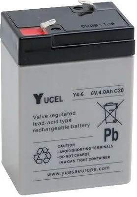 Immagine prodotto di YUASA - Batteria al piombo sigillata Yucel 6V 4Ah